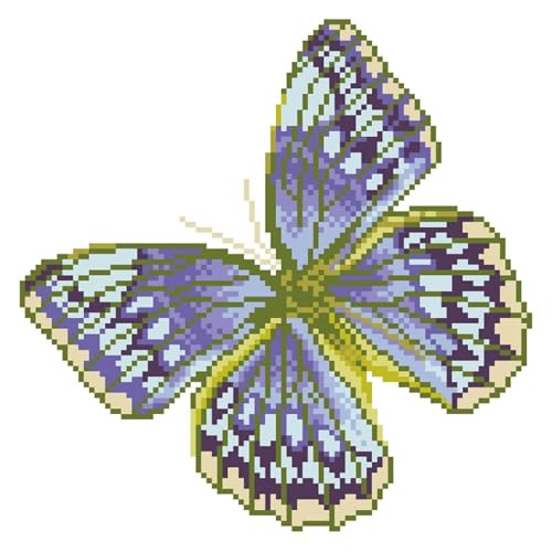DIAMOND DOTZ Flutterby Silver Butterflies Diamond Painting Kit Adults