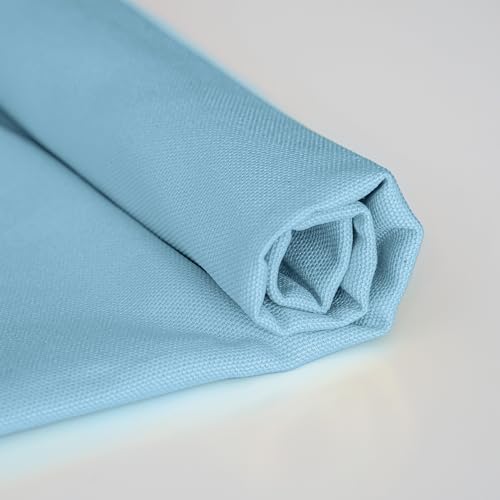 Simple&Opulence 100% Cotton Canvas Fabric 10oz. 59 Inch by The Yard, Nature Duck Fabric Textile Medium Weight for Painting, Sewing, Crafts, Embroidery, Bag, Handmade Home Decor(1 Yard, Sky Blue) - color: Sky Blue, size: 1 Yard