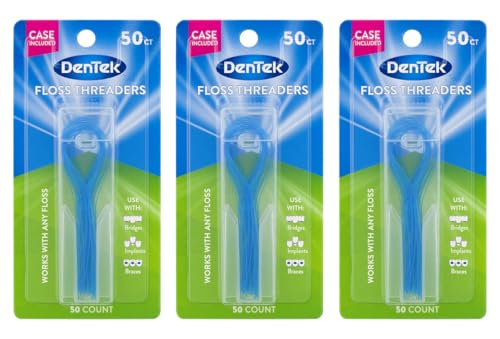 Dentek Floss Threaders 50 Count (3 Pack) - size: 1 Count (Pack of 150)