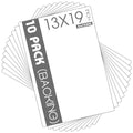 Mat Board Center 13x19 Backing Boards, 10 Pack White Backboards for Frames - size: 13x19