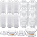 Klyyo Clyro 60 Pack 1.875'' 2.5'' No-Tangle Yarn Bobbins, Clear - color: Transparent, size: 2 Size