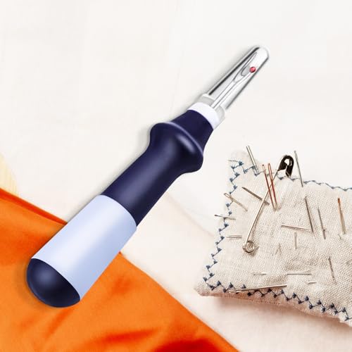 Needle and Thread Seam Ripper, Rippers for Sewing and Thread,Remover Stitch Tool for Hand Sewing, Knitting, Cross Stitching, Embroidery and Thread Removal (Blue) - color: Blue