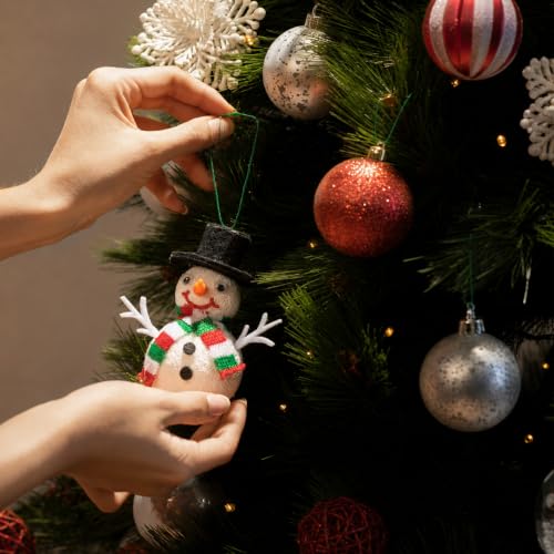 Christmas Tree Ornament String Hanger Precut Ribbon Hook with Snap Fastener - color: Green, size: 400pcs