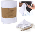 RUVANTI Flour Sack Towels 12 Pack 28”x28”, 100% Cotton Ring Spun – White - color: White, size: 12 Pack