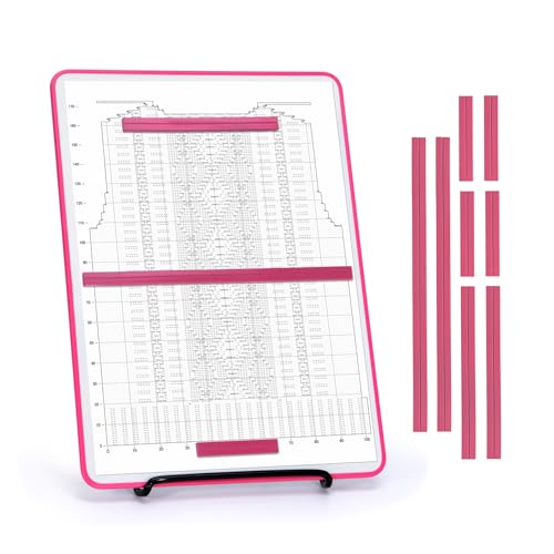 BABYSHEEP Knitting Pattern Holder with 8 Replacement Magnets - color: Pink