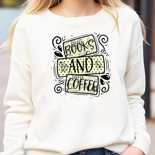 Tintnut Coffee Theme Heat Transfer Vinyl,12 Sheets 12"x10" Iron on Vinyl - color: Letter Coffee
