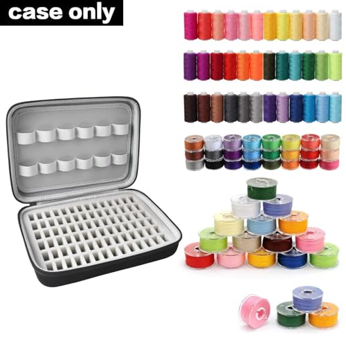 GWCASE 84-Bobbin Thread Organizer Case for Brother for Janome for Singer
