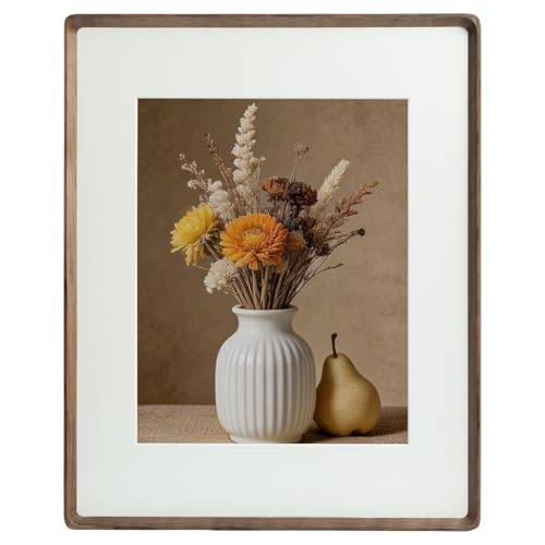 Picture Frames Rounded Corners 16x 20 Frame With Mat For 11x14 - size: 16×20
