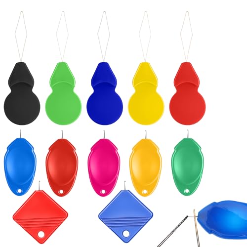 12PCS Colorful Needle Threader for Sewing, Automatic Needle Threader