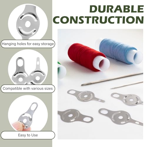 DIPEAK 4 Pcs Metal Needle Threaders Replacement for Dritz