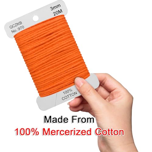 Classic Crochet Thread Yarn 100% Pure Cotton Thread,Col No: 970,Light Pumpkin - color: Light Pumpkin