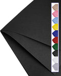 Black Felt Fabric 72" x 18", Large Stiff Craft Felt Sheet by The Yard - color: Black, size: 72" X 18" (0.5 Yard)