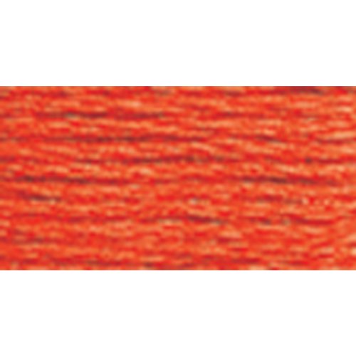 DMC 116 8-608 Pearl Cotton Thread Balls, Bright Orange, Size 8