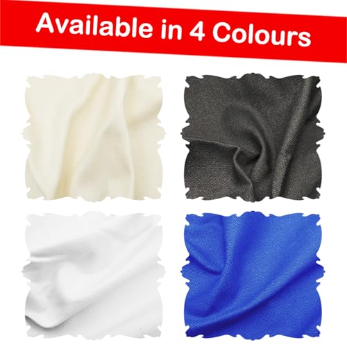 White Cotton Canvas Fabric by the Yard: 10oz Duck Fabric 59x180Inch for Sew
