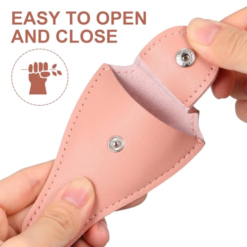 Angoily Nail Scissor Pouch, 3Pcs Cuticle Trimmer Shears Protective Case