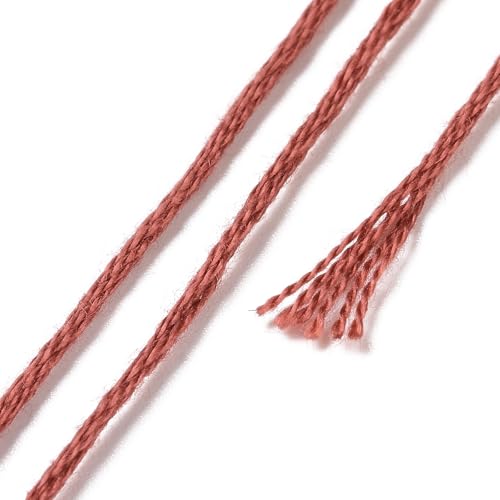 12 Skeins 12 Colors 6-Ply Polyester Embroidery Floss Cross Stitch Threads for Jewelry Making Bracelet Stitching Craft Supply 0.5mm,Mixed Color - color: 12 Skeins,mixed Color