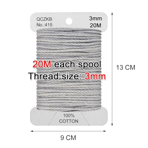 Classic Crochet Thread Yarn 100% Pure Cotton Thread,Col No: 415,Pearl Gray - color: Pearl Gray
