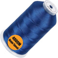 New brothread 4000M Huge Spool Embroidery Machine Thread - Blue - color: Blue-405