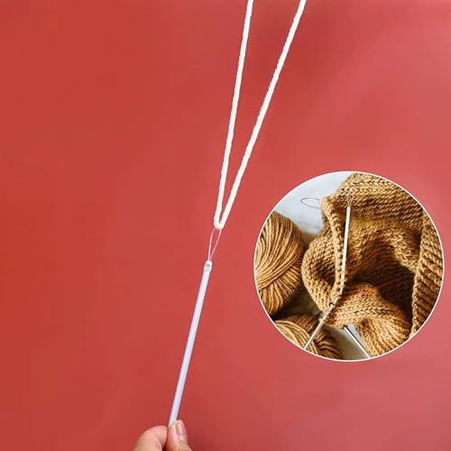 9 Pcs Yarn Needle Tapestry Needles,Large-Eye Blunt Needles,Darning Needle Yarn Sewing Needles,Nylon Thread Rope Threader Yarn Thread Eye Wool Needle Threader Sweater Needle Knitting Tool