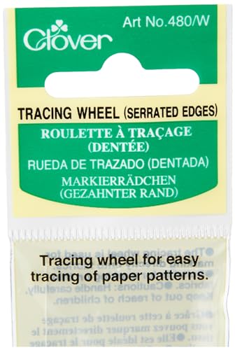 Clover Tracing Wheel-Serrated Edge