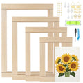 Stretcher Bars for Needlework, Needlepoint Stretcher Bars, 5 Sizes, 20pcs
