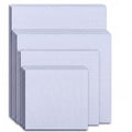 14 CT Aida Cloth for Cross Stitch,12PCS Pre-Cut Cross Stitch Fabric - color: White