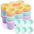 Suclain 6 Pcs Plastic Caddy Organizer with Handle Classroom, Macaron Color - color: Macaron Color
