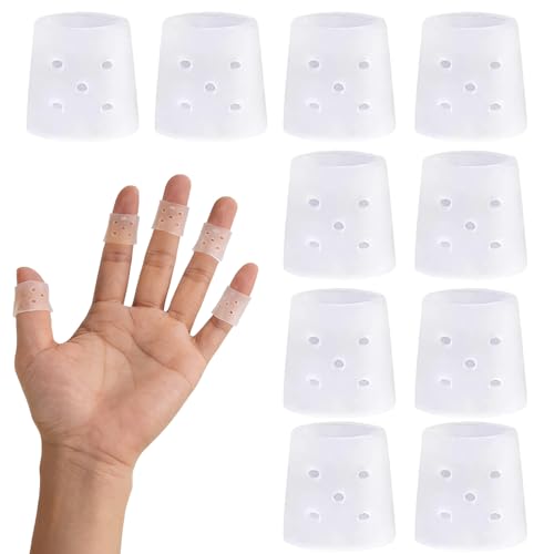 Silicone Finger Callus Protectors, Anti-Skin Picking Prevention Finger Cot