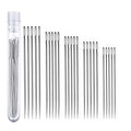 Performore Professional Thermal Self‑Threading Stainless Steel Sewing Needle Set | 25‑Piece Heavy‑Duty Large‑Eye Needles for Denim, Canvas, Quilting & Easy Threading - style: 25