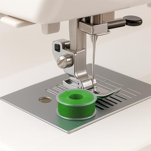 Mandala Crafts Green 15J SA156 Prefilled Bobbin Thread, 144 PCs - color: Green, size: Size A 144 X 142 Yards