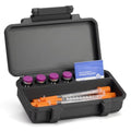 Peptide Case with 4 3ml Vial Slots, Syringe and Skin Wipe Compartments