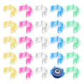 AILUHONG 85pcs Sewing Bobbin Holder Clips, 5 Colors - color: 5color-85pcs