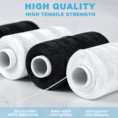 Thread for Sewing, All Purpose Thread Polyester, 400 Yards Each Spool