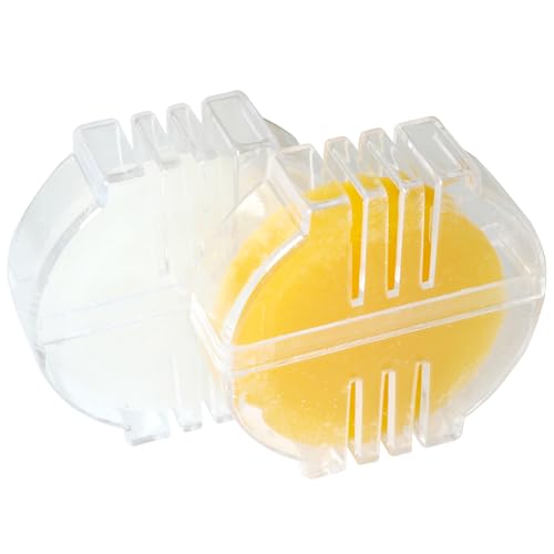 6PCS Beeswax Thread Conditioner (3 Each of White Yellow) Water Soluble with Box Thread Wax for Cross Stitch Beeswax Lubrication Tool for Hand Sewing Strengthening Threads