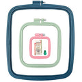 ZOCONE 3Pcs 3 Size Square Embroidery Hoops, ABS Plastic Embroidery Hoops Cross Stitch Hoops Embroidery Frames for Sewing, Needlework, Embroidery Projects (Size-3", 6.5", 11") - style: 3Pcs Size-3",6.5",11"