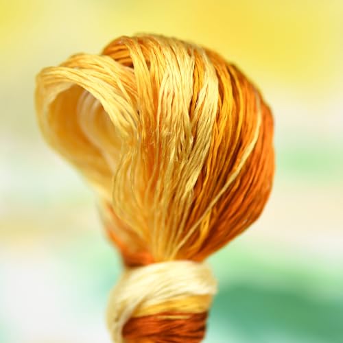 Natural 100% Mulberry Handmade Embroidery Silk Thread Silk Floss (86) - color: 86