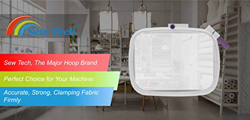 Sew Tech Embroidery Hoop for Husqvarna Viking, 4x4in 100x100mm Frame B