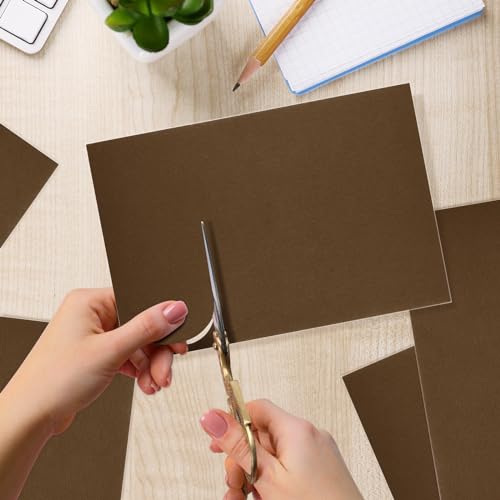 10PCS Brown Self Adhesive Felt Fabric Sheets Sticky Felt Sheets for Craft Supplies Art Home Making（8.3" x 11.8"/20 x 30cm） - color: Brown