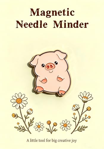 HENYANMHXH Needle Minder Magnet, Cute Magnetic Needle Holder, Piglet - color: Piglet