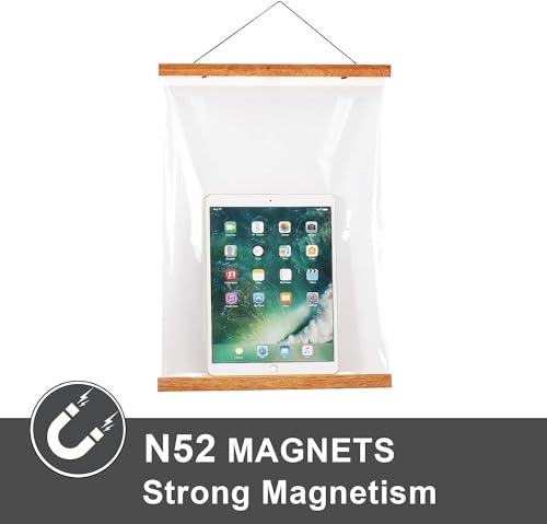 WITCOLOR 25x17 25x36 25x25 Poster Frame, Magnetic Light Wood Wooden Frame Hanger for Photo Picture Canvas Artwork Art Print Wall Hanging (1 Pack, 25", Teak Wood) - color: Teak Wood, size: 25 Inch