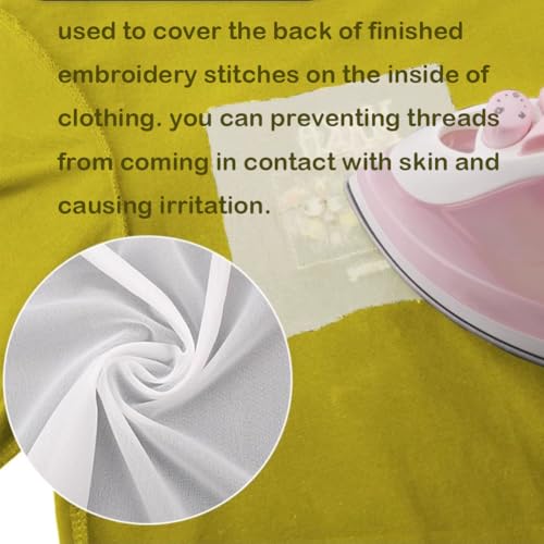 Seneme Soft & Cozy Embroidery Stitch Cover 12" x 12yd Fusible Stabilizer - color: White