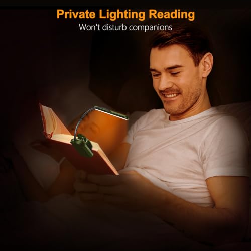 Gritin Rechargeable Book Light for Reading in Bed with 19 LED - color: Deep Green