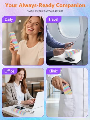 Leng Ke Insulin Cooler Travel Case - Insulin Pens Holder Compatible with Ozempic Pen Fridge Travel Case, Diabetic Pen Storage for Insulin Pens & Needles,Compact & Leak-Proof (Random Color) - color: Rainbow