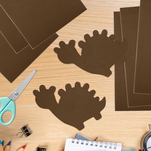 10PCS Brown Self Adhesive Felt Fabric Sheets Sticky Felt Sheets for Craft Supplies Art Home Making（8.3" x 11.8"/20 x 30cm） - color: Brown