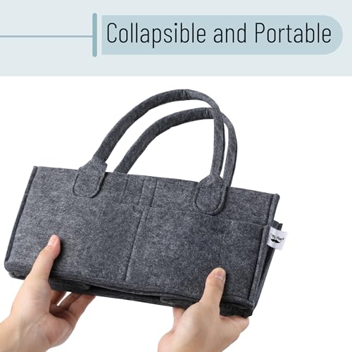 Mr. Pen- Baby Diaper Caddy Organizer, Charcoal Gray - color: Charcoal Gray, size: 1 Pack, Regular