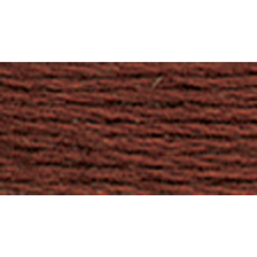 DMC 117-3857 Mouline Stranded Cotton Six Strand Embroidery Floss Thread, Dark Rosewood, 8.7-Yard