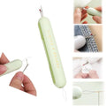 2 in-1 Needle Threaders Seam Ripper 2024 New, Upgraded Seam Ripper Tools, Stretchable Remover Needle Threading (1Pcs Green) - color: 1Pcs Green