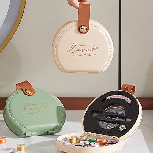 ZUNON Sewing Kit, Travel Mini Sewing Kits for Adults Suppliers Repair Project Kit Needle Family Sewing Thread Accessories Traveler Beginner Emergency Kids DIY Organizer Plastic(Green Sewing kit) - color: Green sewing kit