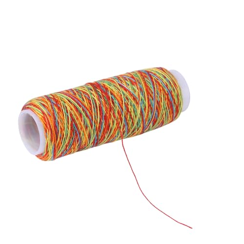 5Pcs Multicolor Gradient Sewing Quilting Embroidery Thread, Variegated Sewing Thread, 120.3yards Polyester Fiber Hand Quilting Thread for Sewing Enthusiast Embroidery