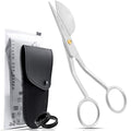 Duckbill Scissors for Applique & Embroidery - Double Curved, 6", Brushed - color: Brushed